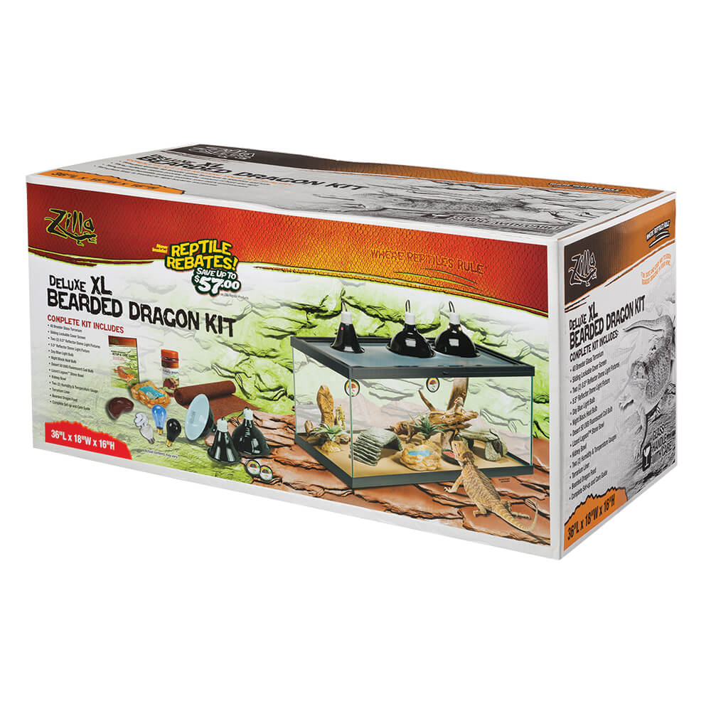 Zilla Deluxe 36L XL Bearded Dragon Kit